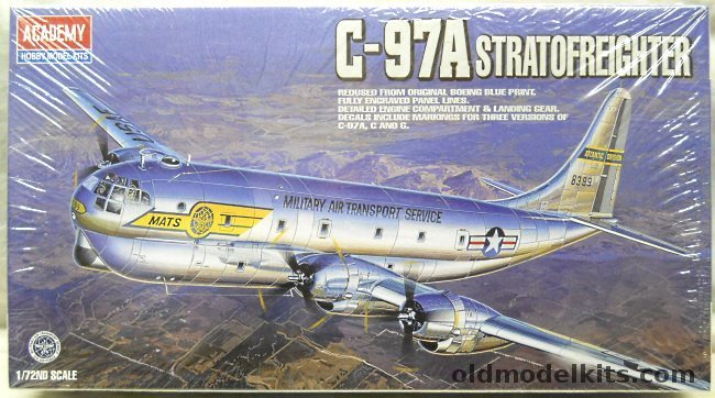 Academy 1/72 C-97A Stratofreighter - With Decals for C-97A / C-97C /C-97G, 1604 plastic model kit